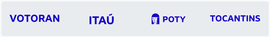 Marcas: Votoran, Itaú, Poty, Tocantins